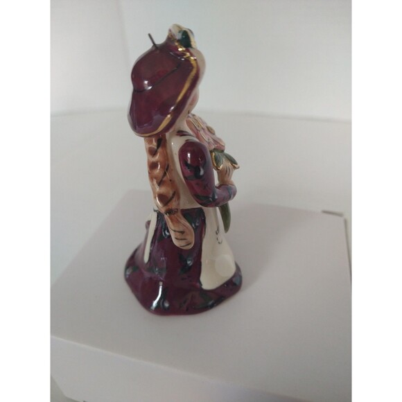 Blue Sky Ornament Flower Lady Artist Heather Goldminc Bouquet Christmas figurine - Picture 4 of 10